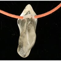 Citrien natuur doorboord incl koord