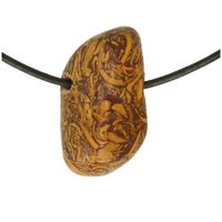 Slangen Jaspis doorboord incl koord