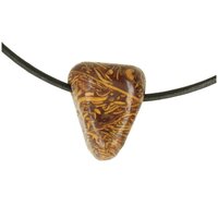 Slangen Jaspis doorboord incl koord