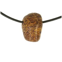 Slangen Jaspis doorboord incl koord