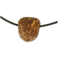 Slangen Jaspis doorboord incl koord