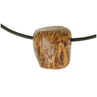 Slangen Jaspis doorboord incl koord