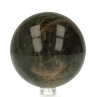 Zwarte maansteen bol