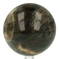 Zwarte maansteen bol