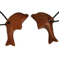  Goudsteen (  Goldfluss ) dolfijn aan koord