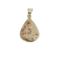 Crazy lace agaat  ZILVEREN HANGER