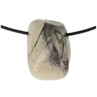 Porselein Jaspis doorboord incl koord