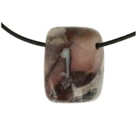 Porselein Jaspis doorboord incl koord