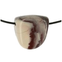 Porselein Jaspis doorboord incl koord