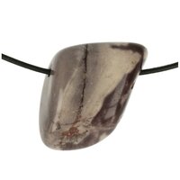 Porselein Jaspis doorboord incl koord