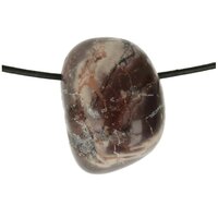 Porselein Jaspis doorboord incl koord