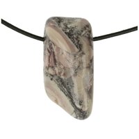 Porselein Jaspis doorboord incl koord