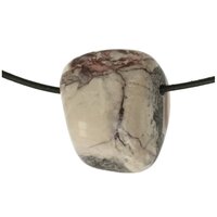 Porselein Jaspis doorboord incl koord