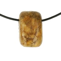 Hateral (Blue John Fluoriet met Bariet) doorboord incl koord-1