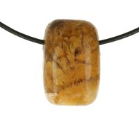 Hateral (Blue John Fluoriet met Bariet) doorboord incl koord-1