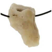 Agaat uit de gobi woestijn doorboord incl koord