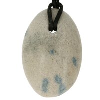 Azuriet-in-moedergesteente-uit-Madagaskar doorboord incl koord