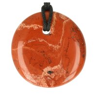 Jaspis rood doorboord + koord