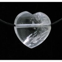 BERGKRISTALhart doorboord + koord