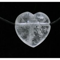 BERGKRISTALhart doorboord + koord