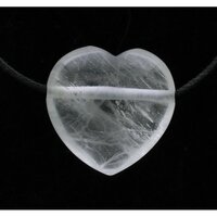 BERGKRISTALhart doorboord + koord