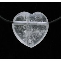 BERGKRISTALhart doorboord + koord