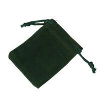ZAKJE groen velours klein