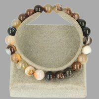 Onyx armband ronde kraal 8 mm