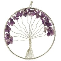 Amethist Levensboom hanger 7 cm