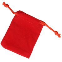 ZAKJE Rood velours klein