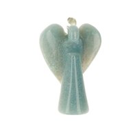 Blauwe Paraiba kwarts  Engel hanger