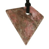 Rhodoniet  doorboord inclusief koord