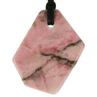 Rhodoniet  doorboord inclusief koord