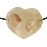 Flower Agaat doorboord + koord