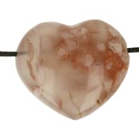 Flower Agaat doorboord + koord