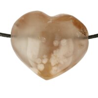 Flower Agaat doorboord + koord