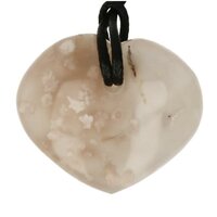 Flower Agaat doorboord + koord