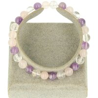 Gouden driehoek  armband  6 mm