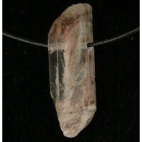 Lodoliet Sjamaan kristal doorboord + koord