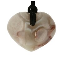 Flower Agaat doorboord + koord