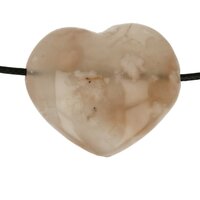 Flower Agaat doorboord + koord