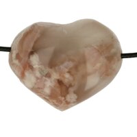 Flower Agaat doorboord + koord