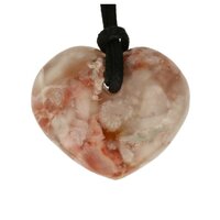 Flower Agaat doorboord + koord