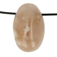 Flower Agaat doorboord + koord