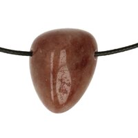 AARDBEIEN KWARTS doorboord + koord