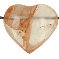  AGNITIET HEMATIET IN KWARTS HART doorboord + koord