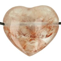  AGNITIET HEMATIET IN KWARTS HART doorboord + koord