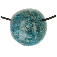 Apatiet blauw doorboord + koord