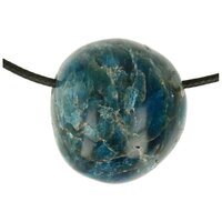 Apatiet blauw doorboord + koord