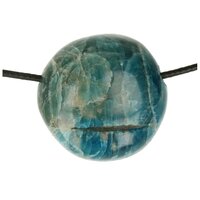 Apatiet blauw doorboord + koord